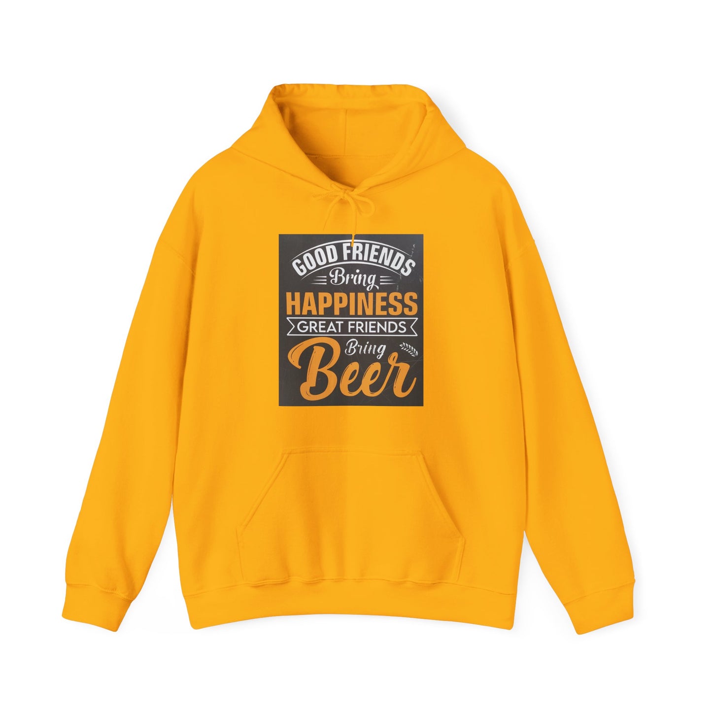 Good Friends Sweatshirt: Cozy Hoodie for Beer Lovers, Friendship Gift, Party Wear, Casual Style, Unisex Apparel