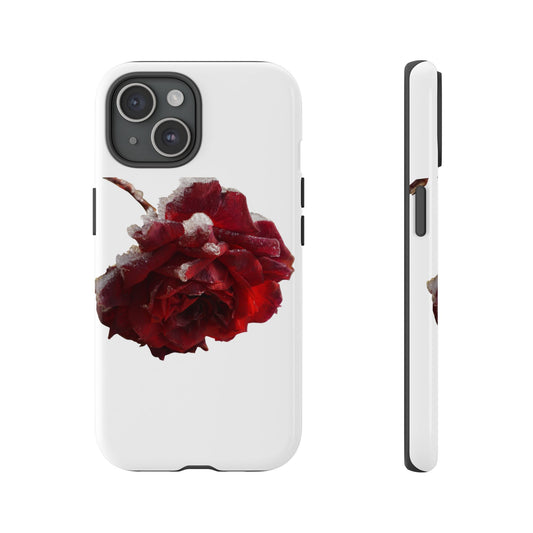 Floral Phone Case, Tough Rose Design, Elegant Phone Accessories, Gift for Her, Unique iPhone Cover, Stylish Tech Gadget