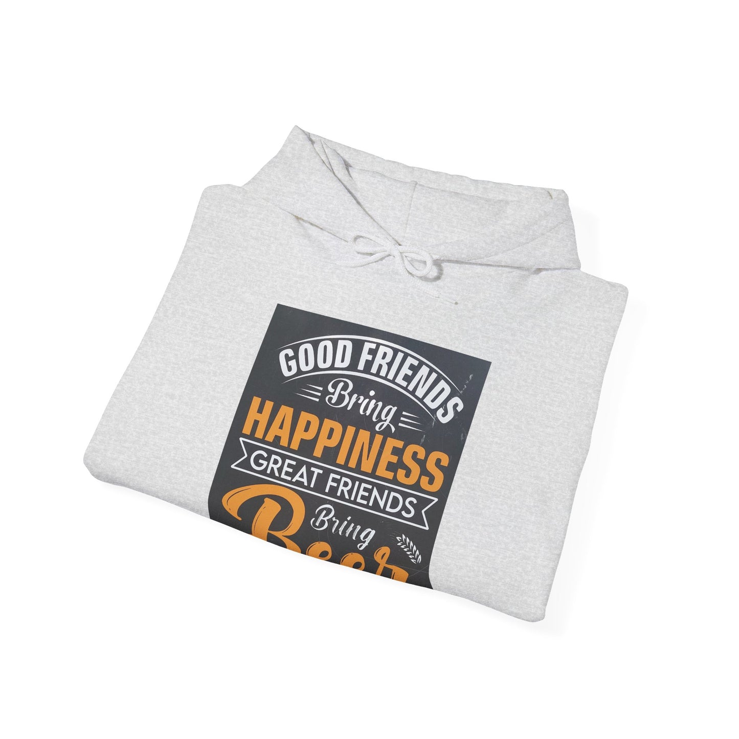 Good Friends Sweatshirt: Cozy Hoodie for Beer Lovers, Friendship Gift, Party Wear, Casual Style, Unisex Apparel