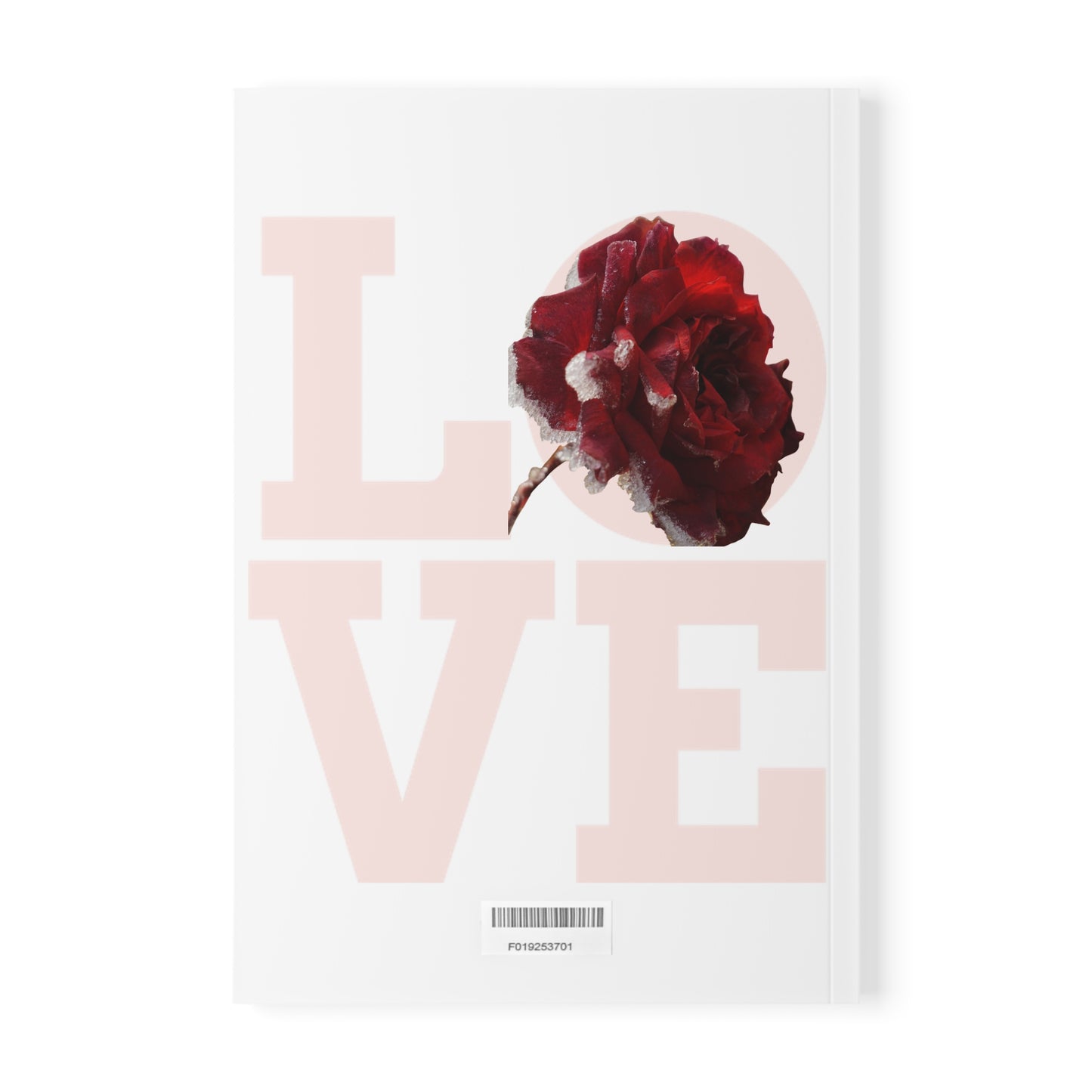 Romantic A5 Softcover Notebook - Love & Rose Design