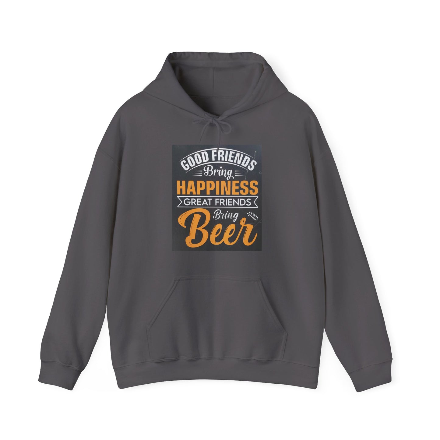 Good Friends Sweatshirt: Cozy Hoodie for Beer Lovers, Friendship Gift, Party Wear, Casual Style, Unisex Apparel