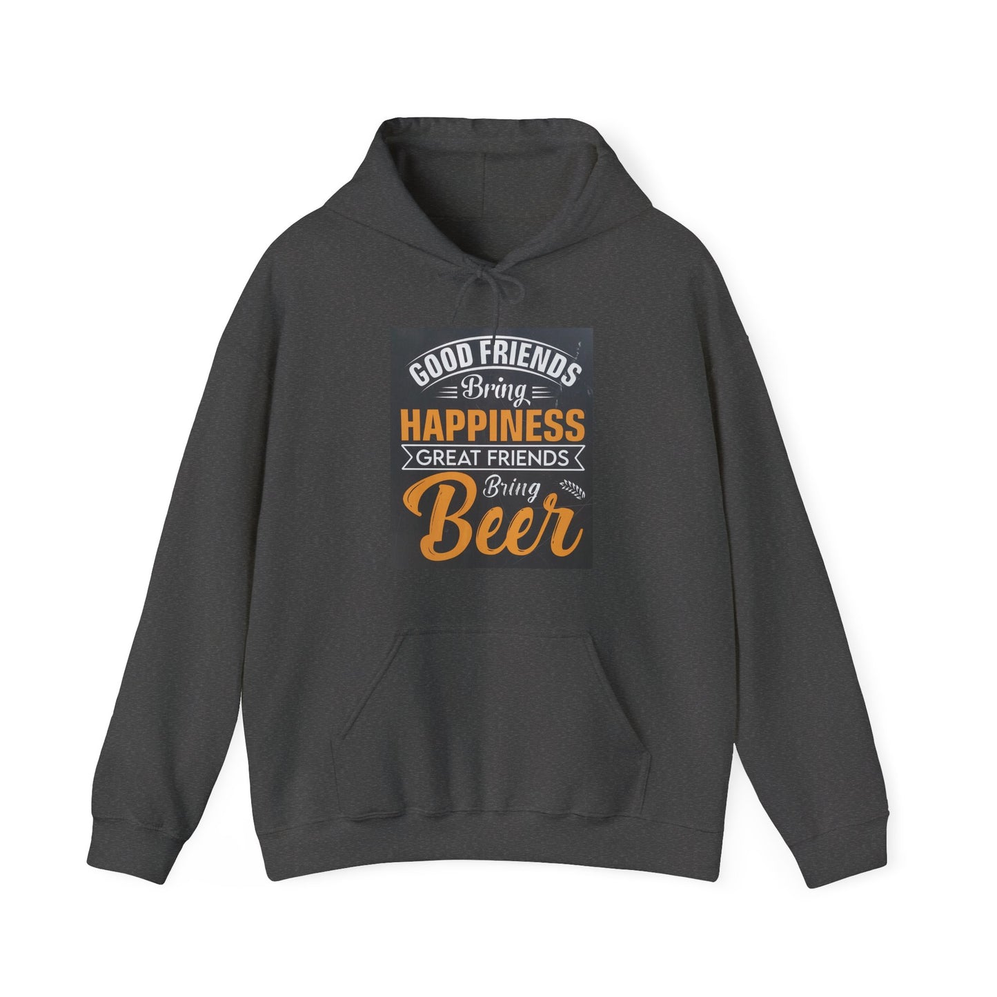 Good Friends Sweatshirt: Cozy Hoodie for Beer Lovers, Friendship Gift, Party Wear, Casual Style, Unisex Apparel