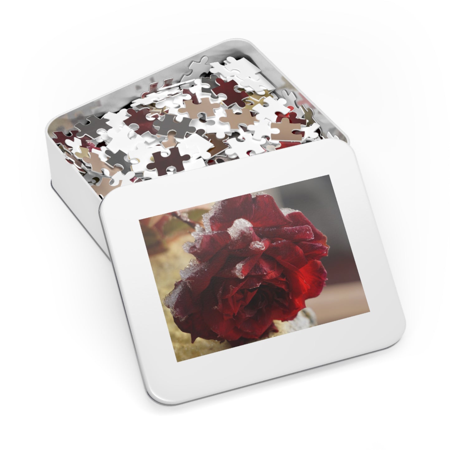 Jigsaw Puzzle with Tin