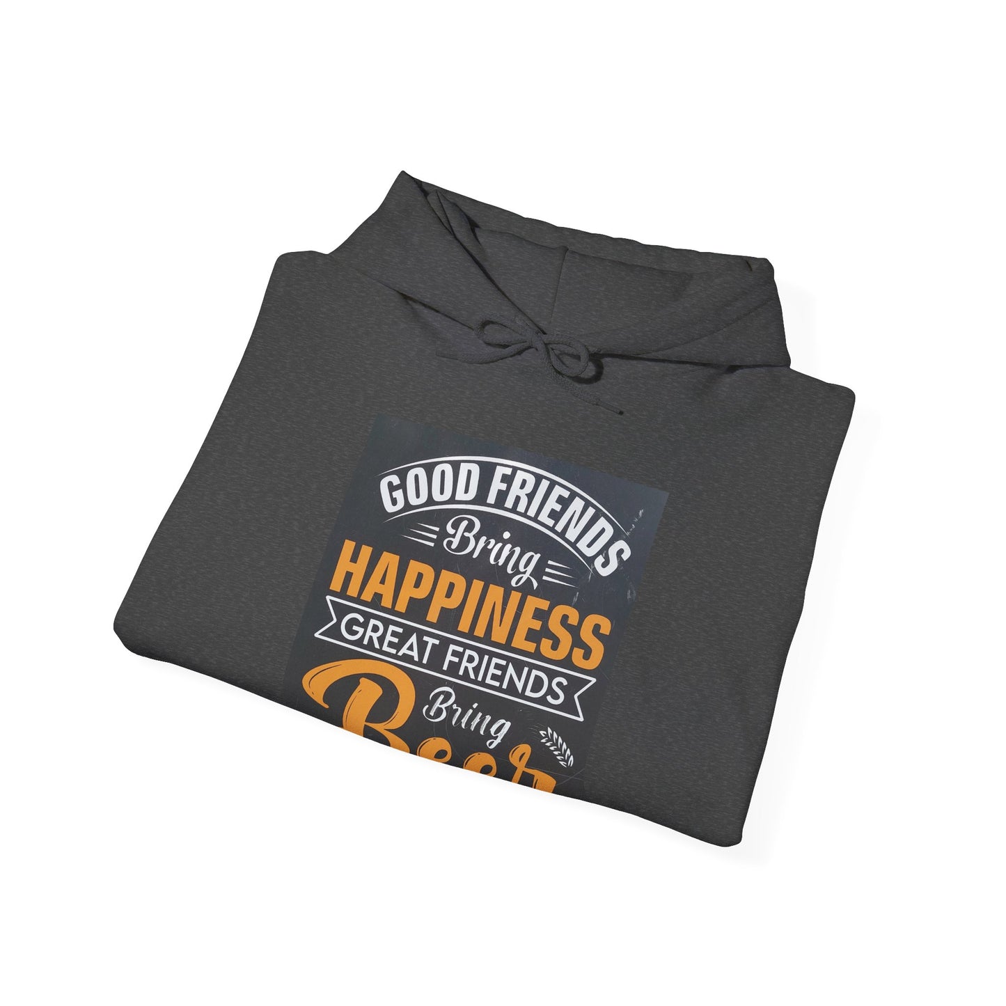 Good Friends Sweatshirt: Cozy Hoodie for Beer Lovers, Friendship Gift, Party Wear, Casual Style, Unisex Apparel