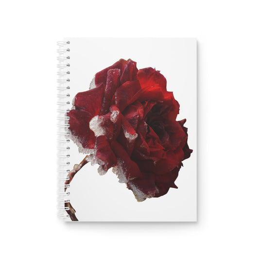 Unique Rose Spiral Notebook - Floral Design for Writing & Journaling