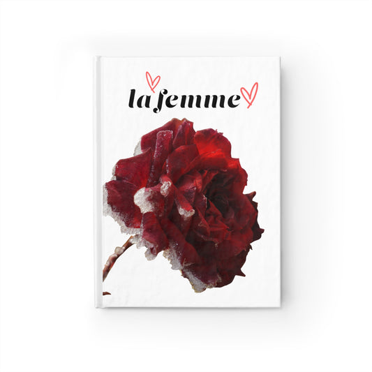 La Femme Floral Journal - Elegant Notebook for Creative Writing & Inspiration